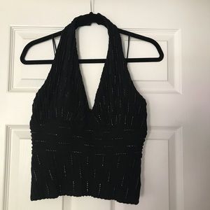 Beaded Halter Top